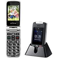 artfone Teléfono Movil para Personas Mayores con Teclas Grandes- Móvil para Ancianos con Tapa- Doble SIM 2G y SOS Botón…